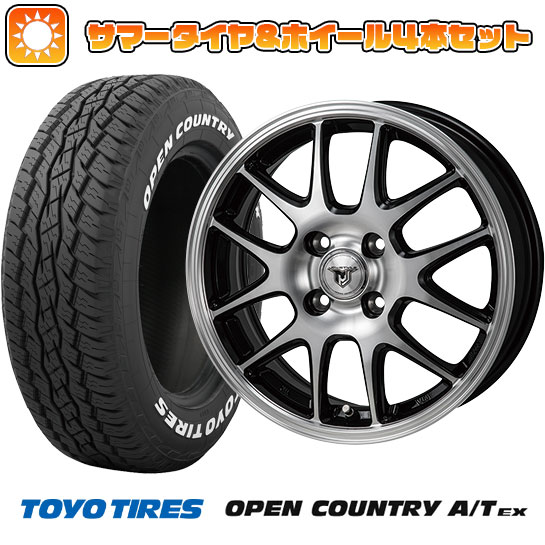 195/65R16 夏タイヤ ホイール4本セット ライズ/ロッキー（ガソリン） TOYO OPEN COUNTRY A/T EX MONZA JPスタイル MJ02 16インチ :arktire 21101 137133 34401 34401:アークタイヤ