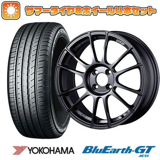 195/50R16 夏タイヤ ホイール4本セット YOKOHAMA ブルーアース GT AE51 (4/100車用) SSR GTX04 16インチ :arktire 1502 142891 28561 28561:アークタイヤ