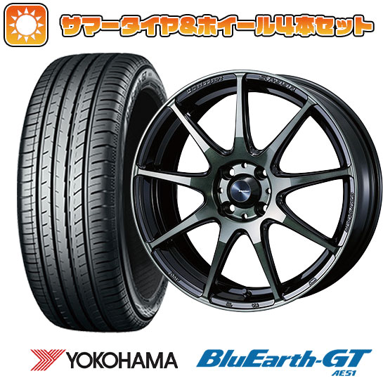 185/60R15 夏タイヤ ホイール4本セット YOKOHAMA ブルーアース GT AE51 (4/100車用) WEDS ウェッズスポーツ SA 99R 15インチ :arktire 1901 132701 28575 28575:アークタイヤ