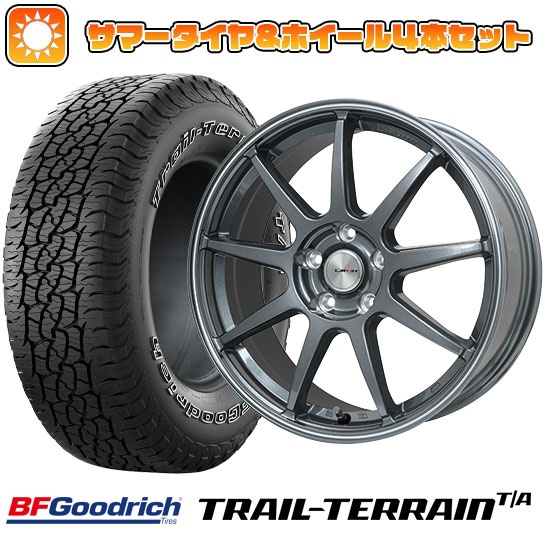 235/55R18 夏タイヤ ホイール4本セット BFグッドリッチ トレールテレーンT/A ORBL (5/114車用) LEHRMEISTER LMスポーツLM QR 18インチ :arktire 1303 137346 36809 36809:アークタイヤ