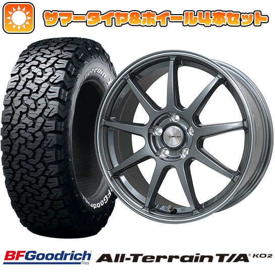 225/65R17 夏タイヤ ホイール4本セット BFグッドリッチ オールテレーンT/A KO2 RBL (5/114車用) LEHRMEISTER LMスポーツLM QR 17インチ :arktire 2182 137345 23750 23750:アークタイヤ