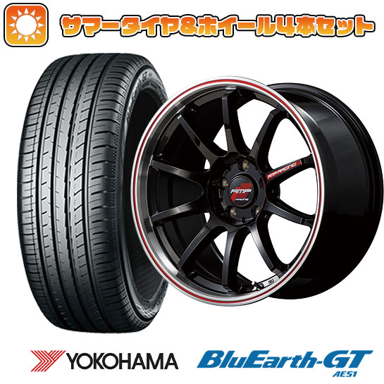 225/50R18 夏タイヤ ホイール4本セット YOKOHAMA ブルーアース GT AE51 (5/114車用) MID RMP レーシング R10 18インチ :arktire 1301 137581 28543 28543:アークタイヤ