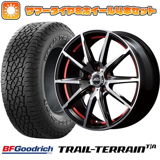 225/60R18 夏タイヤ ホイール4本セット BFグッドリッチ トレールテレーンT/A ORBL (5/114車用) MID シュナイダー RX02 18インチ :arktire 1341 137607 36811 36811:アークタイヤ