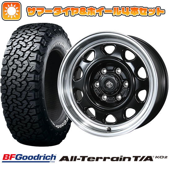 265/65R17 夏タイヤ ホイール4本セット BFグッドリッチ オールテレーンT/A KO2 RWL/RBL (6/139車用) TOPY ランドフット SWZ 17インチ :arktire 11822 119486 22210 22210:アークタイヤ