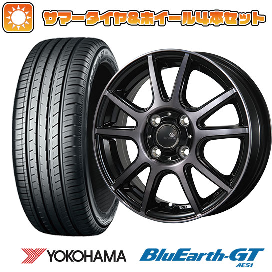 185/55R15 夏タイヤ ホイール4本セット YOKOHAMA ブルーアース GT AE51 (4/100車用) TOPY セレブロ PFX 15インチ :arktire 1846 138806 28573 28573:アークタイヤ