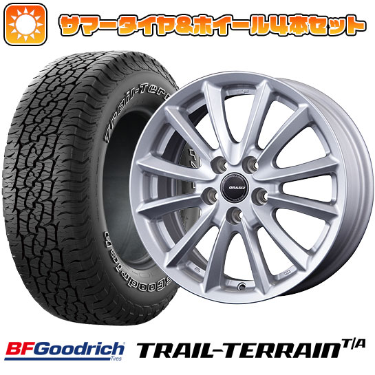 225/65R17 夏タイヤ ホイール4本セット BFグッドリッチ トレールテレーンT/A ORWL (5/114車用) KOSEI クレイシズ VS6 17インチ :arktire 2182 126674 36785 36785:アークタイヤ