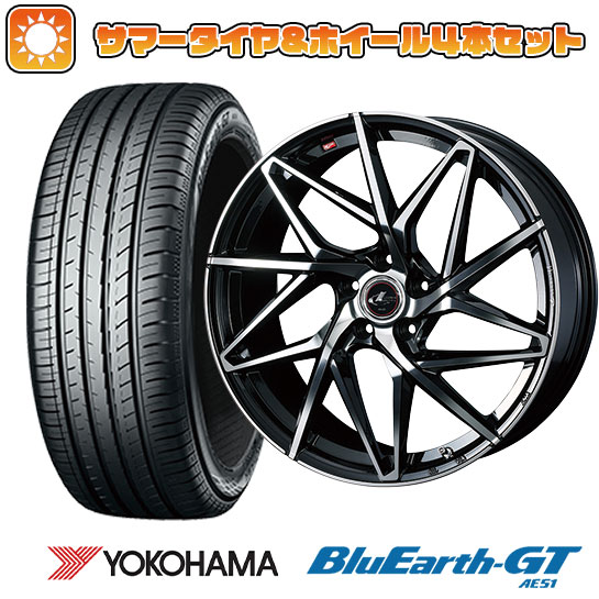 205/65R15 夏タイヤ ホイール4本セット YOKOHAMA ブルーアース GT AE51 (5/114車用) WEDS レオニス IT 15インチ :arktire 1981 136870 28580 28580:アークタイヤ