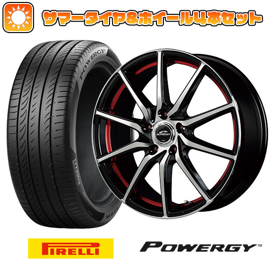 215/55R17 夏タイヤ ホイール4本セット PIRELLI パワジー (5/114車用) MID シュナイダー RX810 17インチ :arktire 1841 133613 36980 36980:アークタイヤ