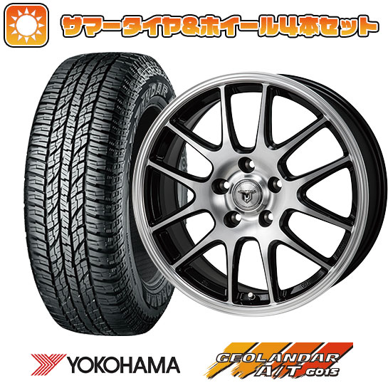 225/60R18 夏タイヤ ホイール4本セット YOKOHAMA ジオランダー A/T G015 RBL (5/114車用) MONZA JPスタイル MJ02 18インチ :arktire 1341 137136 31742 31742:アークタイヤ