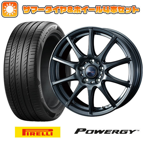 225/45R18 夏タイヤ ホイール4本セット PIRELLI パワジー (5/114車用) WEDS ヴェルバ チャージ 18インチ :arktire 1261 126887 36965 36965:アークタイヤ