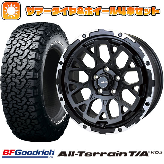 225/70R16 夏タイヤ ホイール4本セット ジムニーシエラ BFグッドリッチ オールテレーンT/A KO2 RWL/RBL エアージー ロックス 16インチ :arktire 16701 147236 22213 22213:アークタイヤ