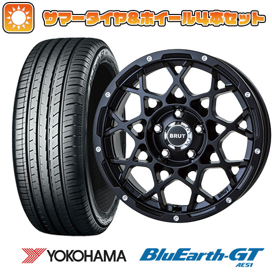 225/50R18 夏タイヤ ホイール４本セット (5/114車用) YOKOHAMA ブルーアース GT AE51 トライスター BRUT BR 55 18インチ :arktire 1301 151455 28543 28543:アークタイヤ