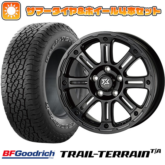 225/65R17 夏タイヤ ホイール4本セット BFグッドリッチ トレールテレーンT/A ORWL (5/114車用) COSMIC クロスブラッド XB 01 17インチ :arktire 2182 119814 36785 36785:アークタイヤ