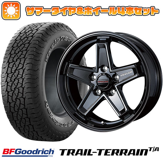 225/65R17 夏タイヤ ホイール4本セット BFグッドリッチ トレールテレーンT/A ORWL (5/114車用) WEDS キーラー タクティクス 17インチ :arktire 2182 123083 36785 36785:アークタイヤ