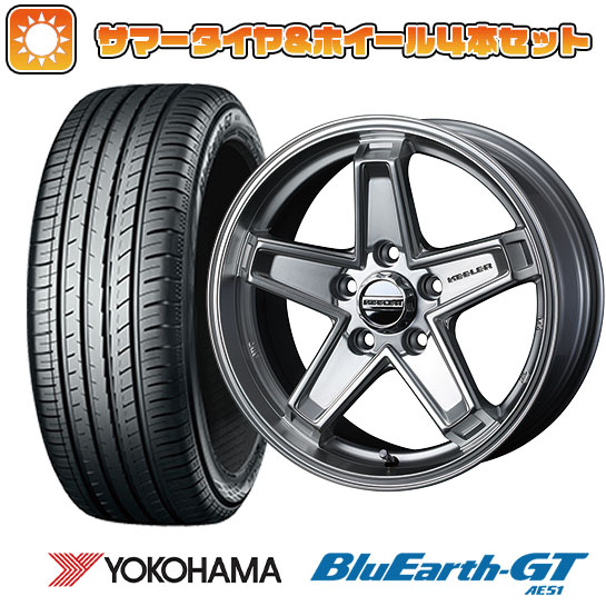 215/65R16 夏タイヤ ホイール4本セット YOKOHAMA ブルーアース GT AE51 (5/114車用) WEDS キーラー タクティクス 16インチ :arktire 1310 123081 28572 28572:アークタイヤ