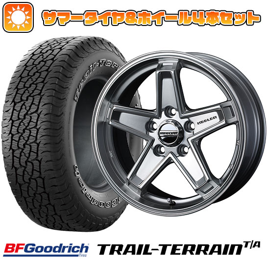 245/65R17 夏タイヤ ホイール4本セット BFグッドリッチ トレールテレーンT/A ORWL (5/114車用) WEDS キーラー タクティクス 17インチ :arktire 19901 123086 36787 36787:アークタイヤ