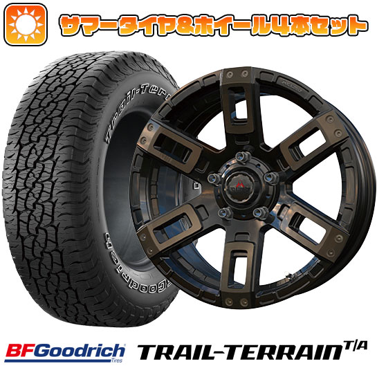 245/70R16 夏タイヤ ホイール4本セット BFグッドリッチ トレールテレーンT/A ORWL (5/114車用) MCLIMB カノン 16インチ :arktire 15841 137740 36795 36795:アークタイヤ