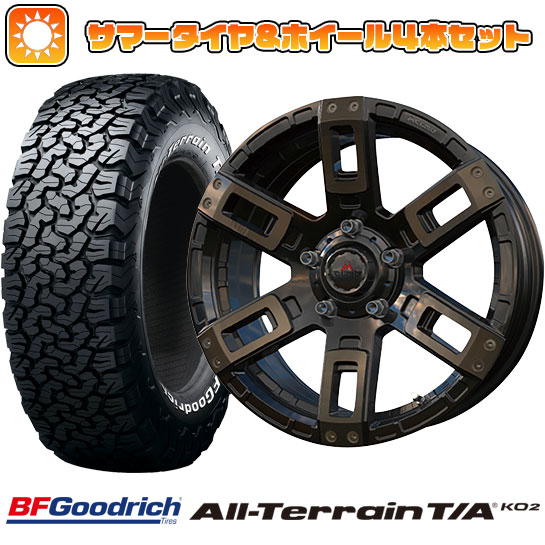 215/70R16 夏タイヤ ホイール4本セット BFグッドリッチ オールテレーンT/A KO2 RWL/RBL (5/114車用) MCLIMB カノン 16インチ :arktire 1581 137740 22212 22212:アークタイヤ