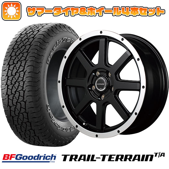 245/65R17 夏タイヤ ホイール4本セット BFグッドリッチ トレールテレーンT/A ORWL (5/114車用) MID ロードマックス WF 8 17インチ :arktire 19901 133669 36787 36787:アークタイヤ