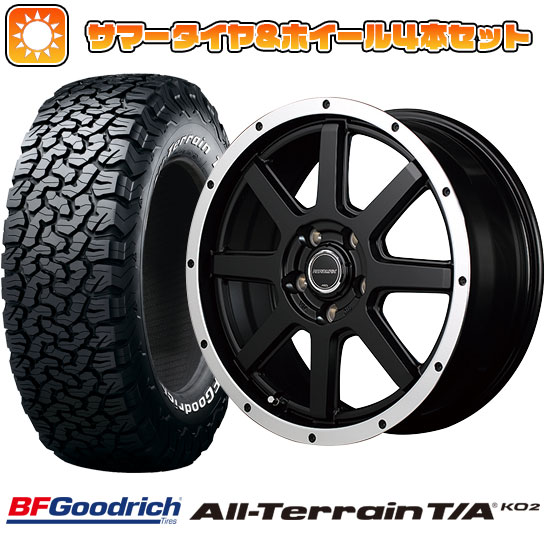 225/65R17 夏タイヤ ホイール4本セット BFグッドリッチ オールテレーンT/A KO2 RBL (5/114車用) MID ロードマックス WF 8 17インチ :arktire 2182 133669 23750 23750:アークタイヤ