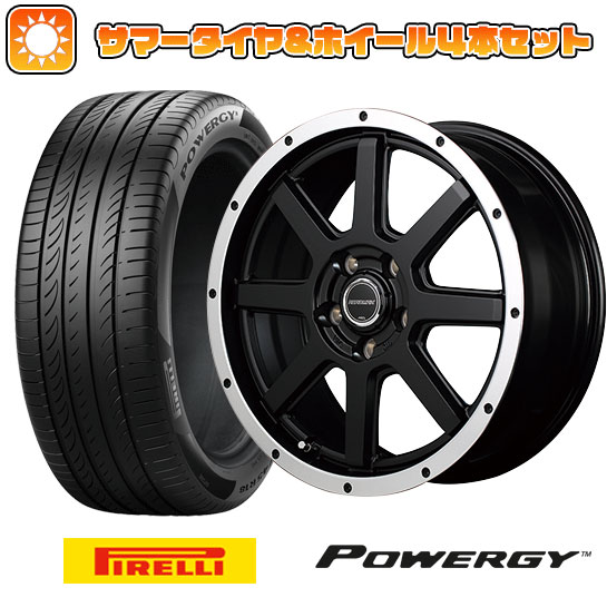 215/60R17 夏タイヤ ホイール4本セット PIRELLI パワジー (5/114車用) MID ロードマックス WF 8 17インチ :arktire 1843 133669 36988 36988:アークタイヤ