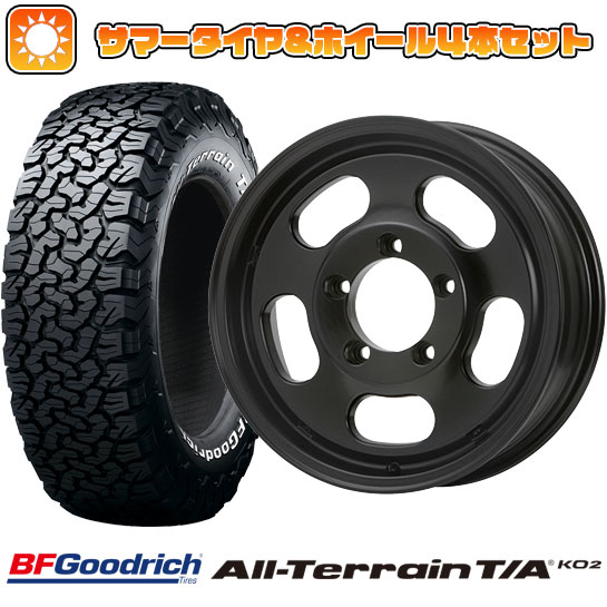 215/70R16 夏タイヤ ホイール4本セット ジムニーシエラ BFグッドリッチ オールテレーンT/A KO2 RWL/RBL MLJ D スロット 16インチ :arktire 16701 131485 22212 22212:アークタイヤ