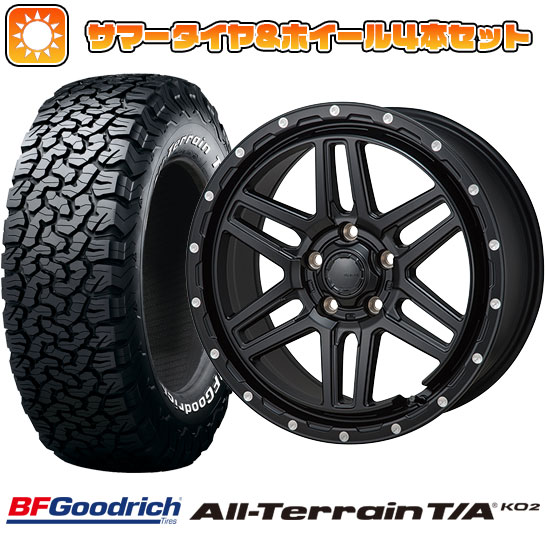 225/65R17 夏タイヤ ホイール4本セット BFグッドリッチ オールテレーンT/A KO2 RBL (5/114車用) MONZA HI BLOCK エルデ 17インチ :arktire 2182 137112 23750 23750:アークタイヤ