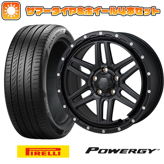 225/60R17 夏タイヤ ホイール4本セット PIRELLI パワジー (5/114車用) MONZA HI BLOCK エルデ 17インチ :arktire 1845 137112 36987 36987:アークタイヤ