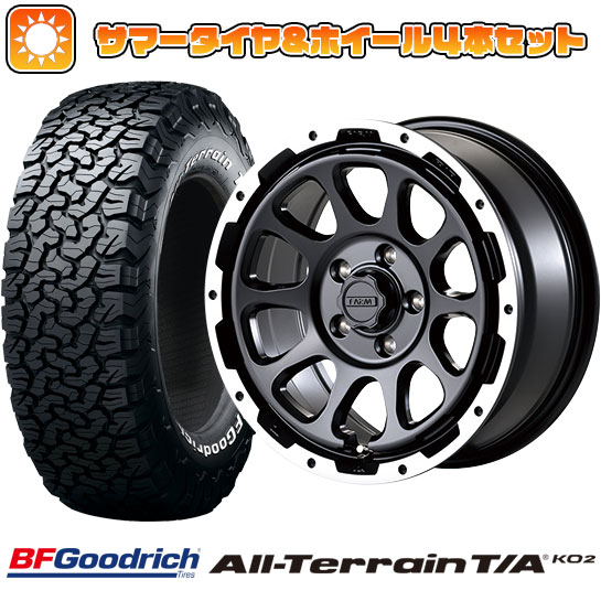 215/70R16 夏タイヤ ホイール4本セット BFグッドリッチ オールテレーンT/A KO2 RWL/RBL (5/114車用) MOTOR FARM ファームD10 16インチ :arktire 1581 120883 22212 22212:アークタイヤ