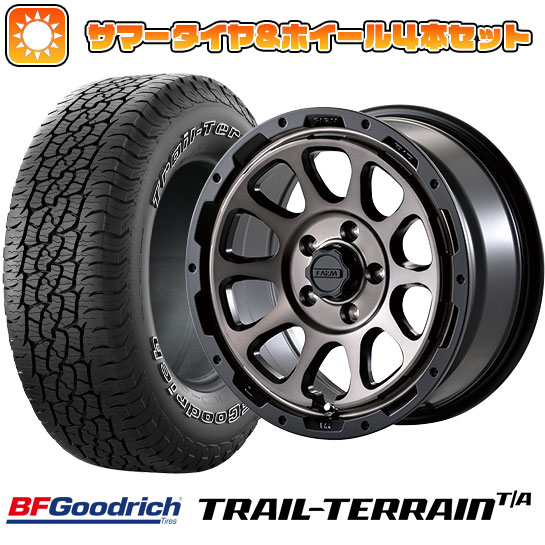 245/65R17 夏タイヤ ホイール4本セット BFグッドリッチ トレールテレーンT/A ORWL (5/114車用) MOTOR FARM ファームD10 17インチ :arktire 19901 120886 36787 36787:アークタイヤ