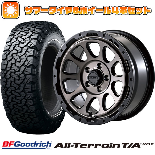 215/65R16 夏タイヤ ホイール4本セット BFグッドリッチ オールテレーンT/A KO2 RBL (5/114車用) MOTOR FARM ファームD10 16インチ :arktire 1310 120884 23751 23751:アークタイヤ