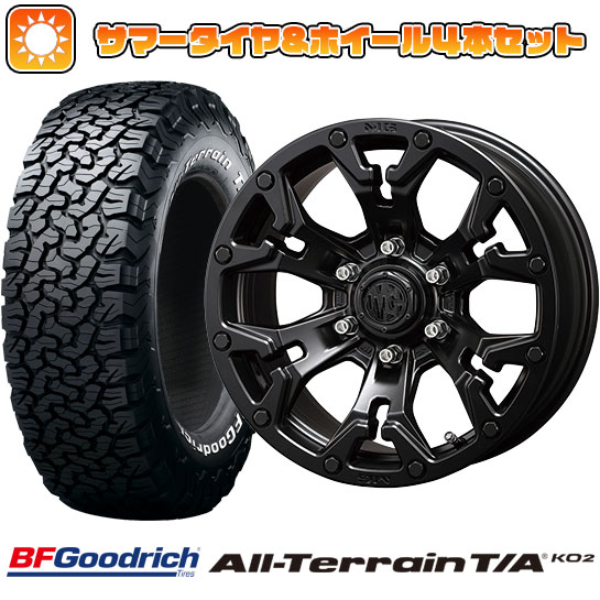 265/65R17 夏タイヤ ホイール4本セット BFグッドリッチ オールテレーンT/A KO2 RWL/RBL (6/139車用) CRIMSON マーテルギア(MG) ゴーレム 17インチ :arktire 11822 118172 22210 22210:アークタイヤ