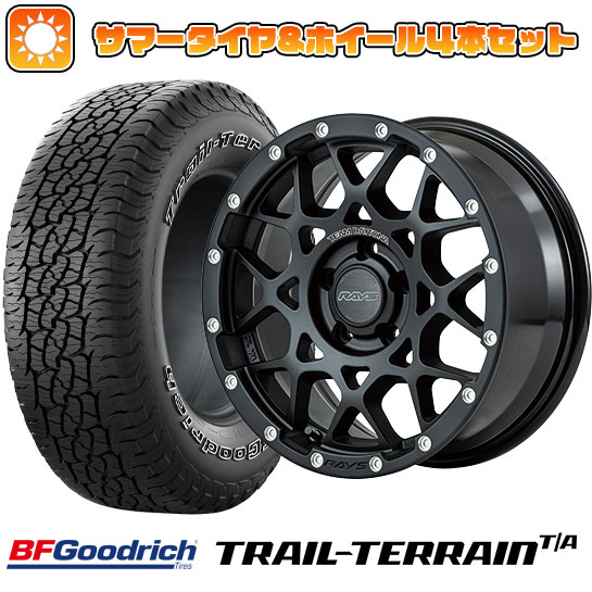 225/60R17 夏タイヤ ホイール4本セット BFグッドリッチ トレールテレーンT/A ORBL (5/114車用) RAYS デイトナ M8 17インチ :arktire 1845 139333 36817 36817:アークタイヤ