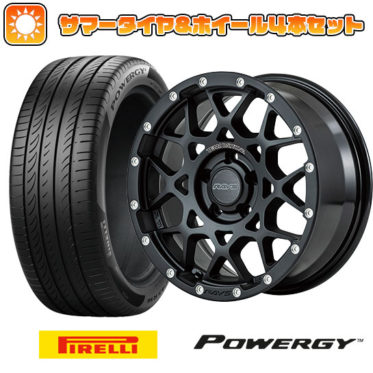 225/60R17 夏タイヤ ホイール4本セット PIRELLI パワジー (5/114車用) RAYS デイトナ M8 17インチ :arktire 1845 139333 36987 36987:アークタイヤ