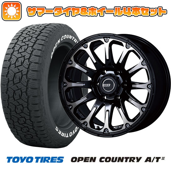 245/70R16 夏タイヤ ホイール4本セット TOYO OPEN COUNTRY A/T III (5/114車用) SSR ディバイド FT アッシュブラック 16インチ :arktire 15841 142971 38625 38625:アークタイヤ