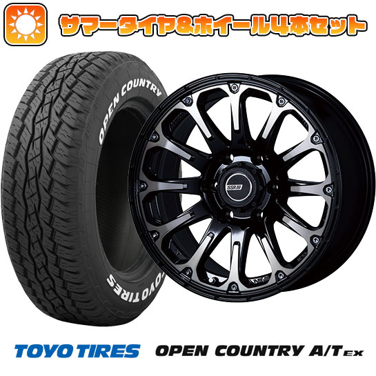 215/70R16 夏タイヤ ホイール4本セット TOYO OPEN COUNTRY A/T EX (5/114車用) SSR ディバイド FT アッシュブラック 16インチ :arktire 1581 142971 33426 33426:アークタイヤ