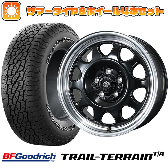 225/65R17 夏タイヤ ホイール4本セット BFグッドリッチ トレールテレーンT/A ORWL (5/114車用) TOPY ランドフット SWZ 17インチ :arktire 2182 119487 36785 36785:アークタイヤ