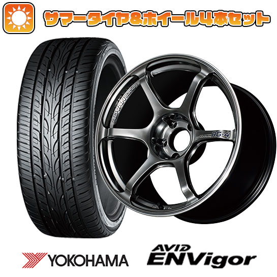 225/40R18 夏タイヤ ホイール4本セット ヨコハマ エイビッド エンビガーS321 (5/114車用) YOKOHAMA アドバンレーシング RG4 18インチ :arktire 1131 121704 38559 38559:アークタイヤ