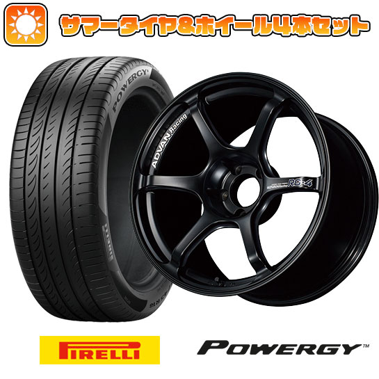 225/55R17 夏タイヤ ホイール4本セット PIRELLI パワジー (5/114車用) YOKOHAMA アドバンレーシング RG4 17インチ :arktire 1861 146071 36983 36983:アークタイヤ