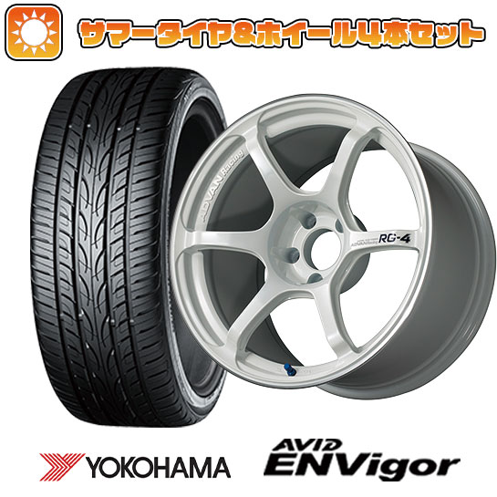 235/45R18 夏タイヤ ホイール4本セット ヨコハマ エイビッド エンビガーS321 (5/114車用) YOKOHAMA アドバンレーシング RG4 18インチ :arktire 458 121706 38561 38561:アークタイヤ