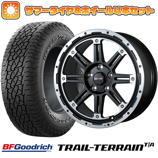 225/60R17 夏タイヤ ホイール4本セット BFグッドリッチ トレールテレーンT/A ORBL (5/114車用) BLEST バーンズテック ブレイブストリーム 17インチ :arktire 1845 126126 36817 36817:アークタイヤ