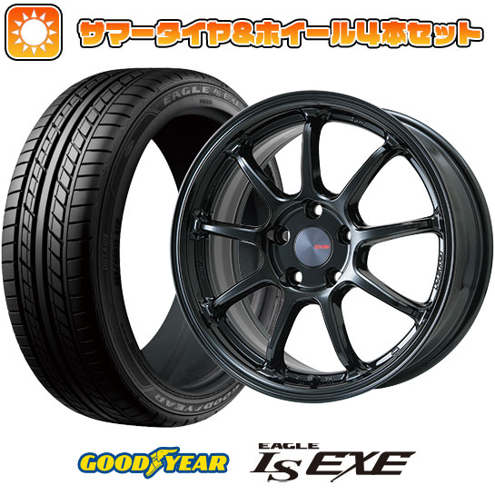 225/45R18 夏タイヤ ホイール４本セット (5/114車用) GOODYEAR イーグル エルエス エグゼ(限定) エンケイ PF09 Limited 18インチ :arktire 1261 151221 31587 31587:アークタイヤ