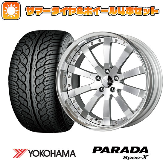 235/55R20 夏タイヤ ホイール4本セット YOKOHAMA PARADA Spec-X (5/114車用) WORK エクイップ E10 20インチ｜ark-tire