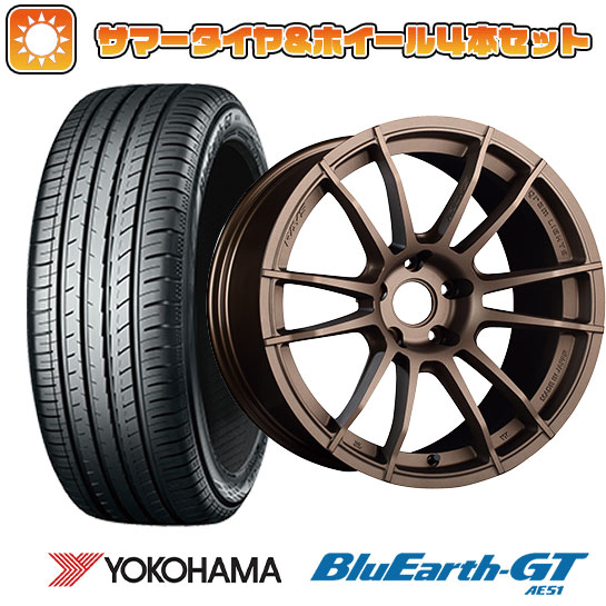 225/40R18 夏タイヤ ホイール４本セット (5/114車用) YOKOHAMA ブルーアース GT AE51 レイズ グラムライツ 57XR 18インチ :arktire 1131 139701 28537 28537:アークタイヤ