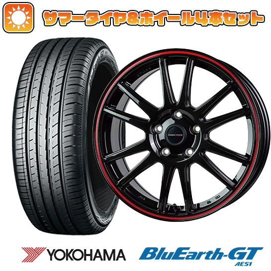 205/50R17 夏タイヤ ホイール4本セット YOKOHAMA ブルーアース GT AE51 (5/114車用) HOT STUFF クロススピード ハイパーエディションCR6 17インチ :arktire 1672 146356 28551 28551:アークタイヤ