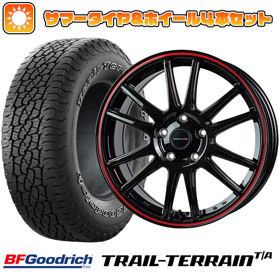 215/60R17 夏タイヤ ホイール4本セット BFグッドリッチ トレールテレーンT/A ORBL (5/114車用) HOT STUFF クロススピード ハイパーエディションCR6 17インチ :arktire 1843 146356 36816 36816:アークタイヤ