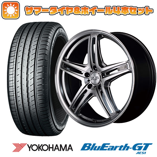 245/35R19 夏タイヤ ホイール4本セット YOKOHAMA ブルーアース GT AE51 (5/114車用) MID RMP 520F 19インチ :arktire 1123 133047 28530 28530:アークタイヤ