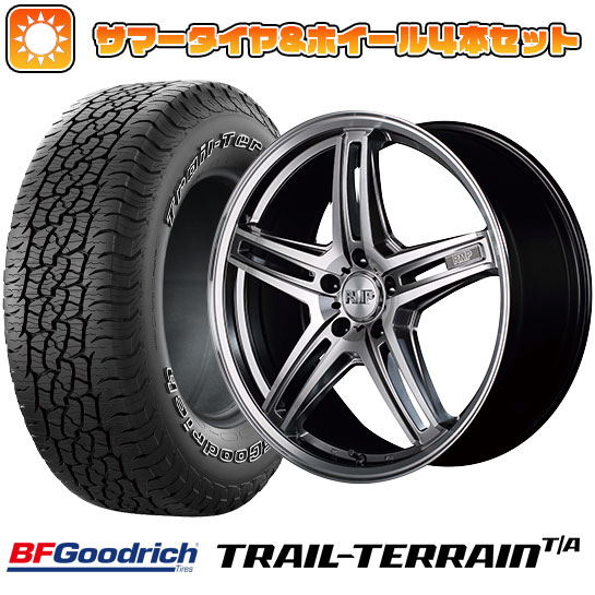 225/55R18 夏タイヤ ホイール4本セット BFグッドリッチ トレールテレーンT/A ORBL (5/114車用) MID RMP 520F 18インチ :arktire 1321 135577 36808 36808:アークタイヤ