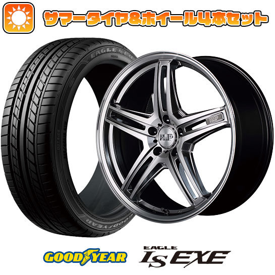 215/55R17 夏タイヤ ホイール4本セット GOODYEAR EAGLE LS EXE(限定) (5/114車用) MID RMP 520F 17インチ :arktire 1841 133585 31590 31590:アークタイヤ