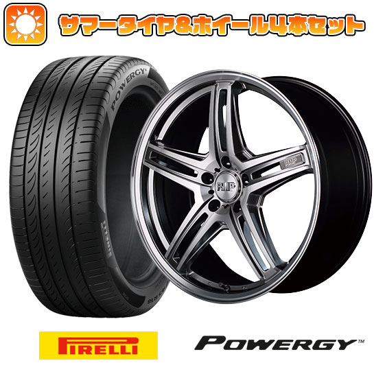 215/50R17 夏タイヤ ホイール4本セット PIRELLI パワジー (5/114車用) MID RMP 520F 17インチ :arktire 1842 133585 36979 36979:アークタイヤ